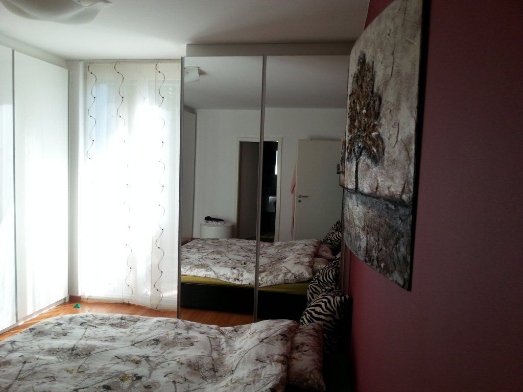 armadio scorrevole a 6 ante - 2 centrali con specchio