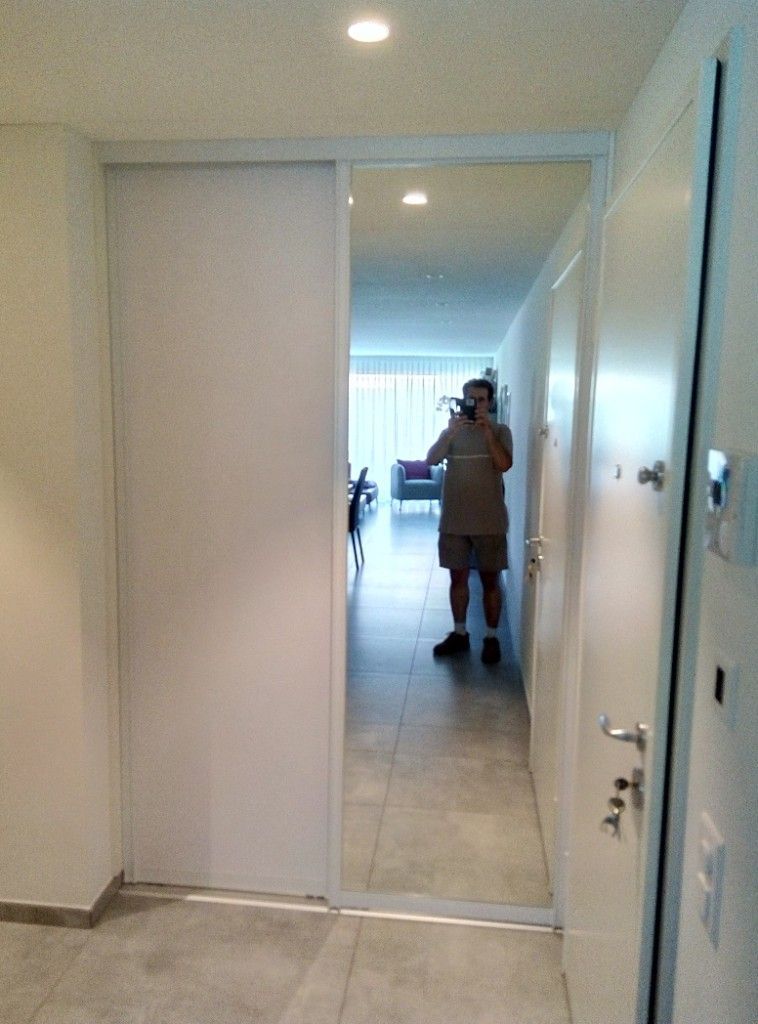 Cabina armadio, anta destra con specchio,interno ad angolo 1