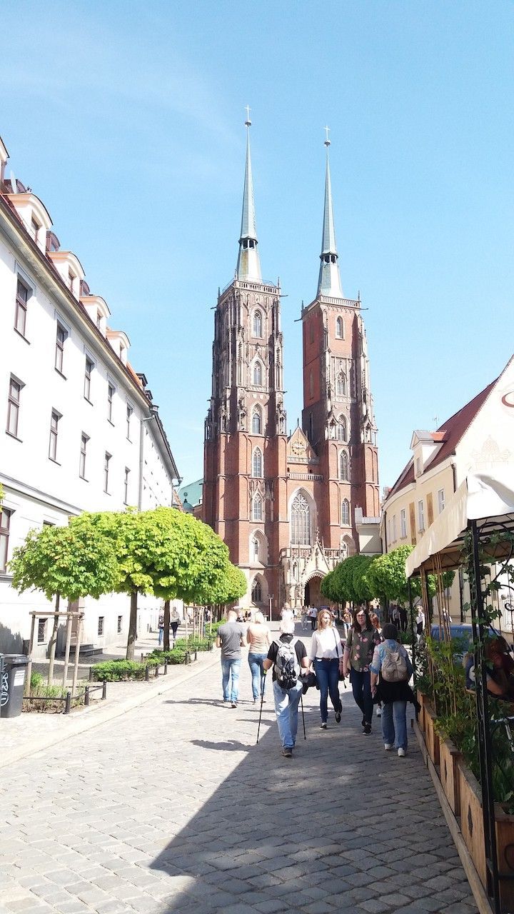 Cathedral Towers Wroclaw Poland