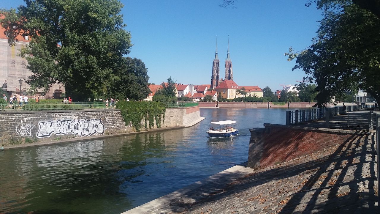 View towards Ostrow Tumski