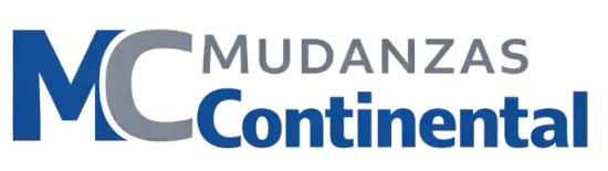 Logotipo de MC Mudanzas Continental en color azul y gris.