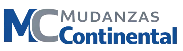 Logotipo de MC Mudanzas Continental en color azul y gris.