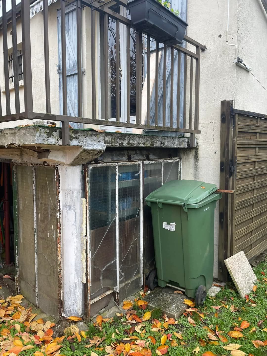 Travaux de réhabilitation d'un balcon