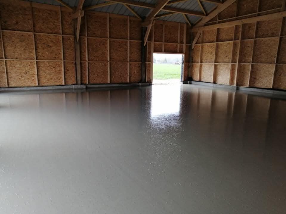 Travaux de dallage