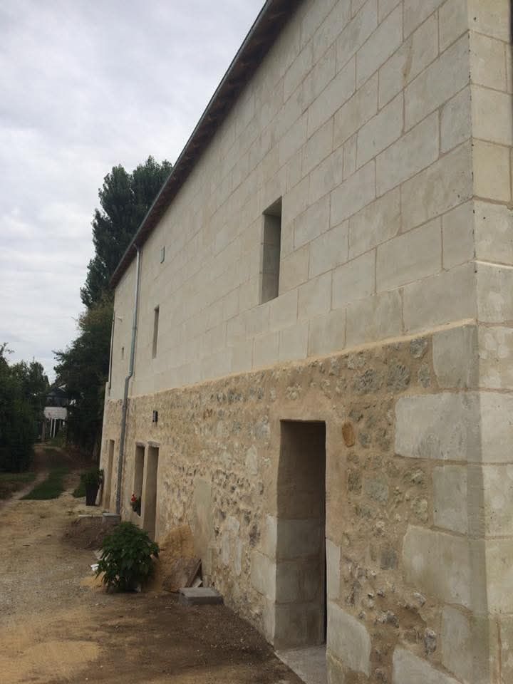 Ravalement d'une façade ancienne