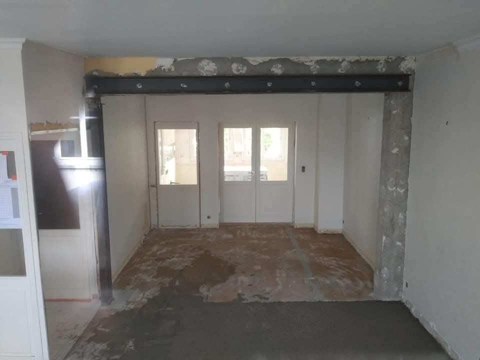 Suppression du poteau, fin de chantier