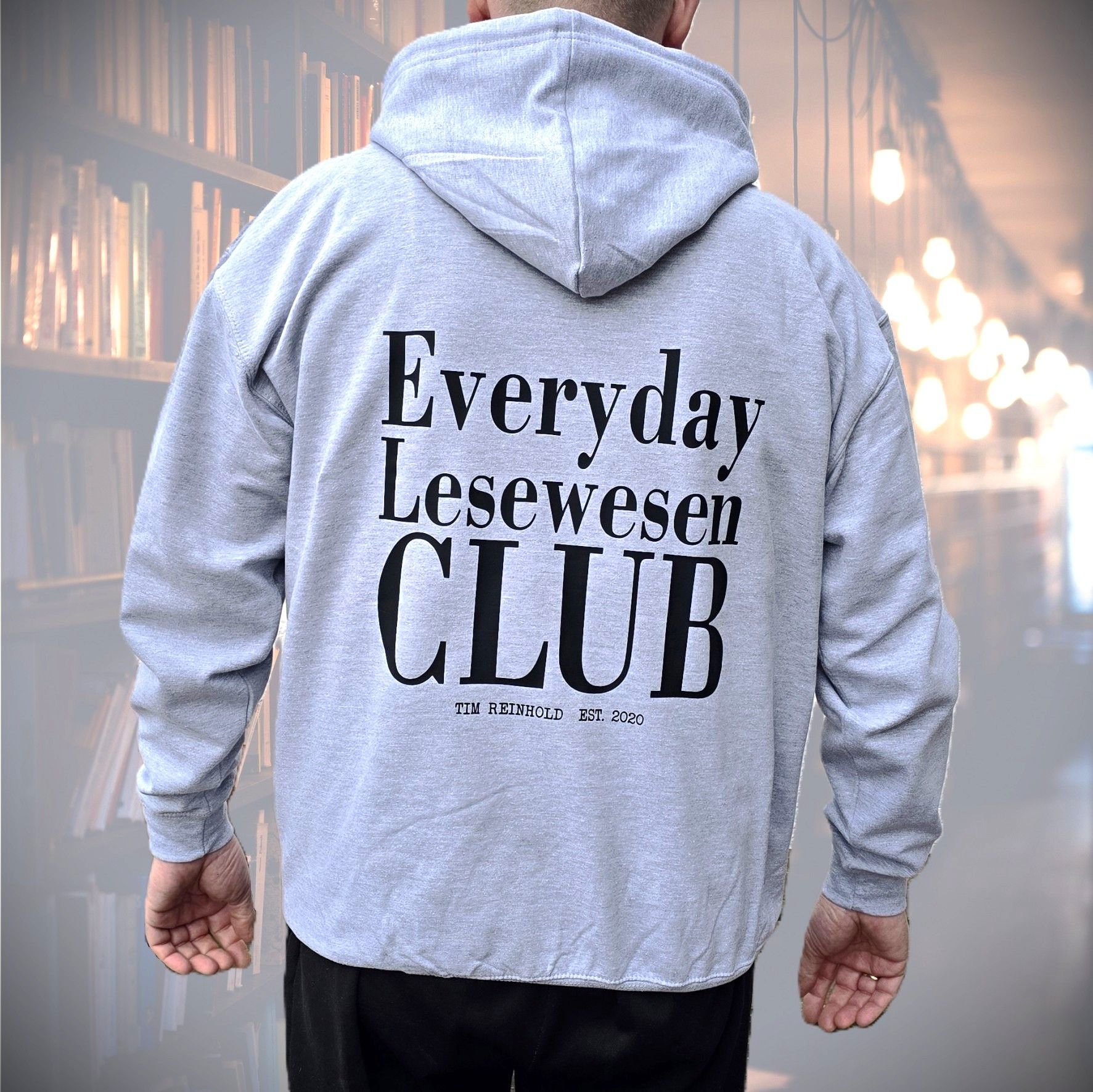 Der Everyday Lesewesen Club Hoodie – Willkommen im Club - XS bis 5XL