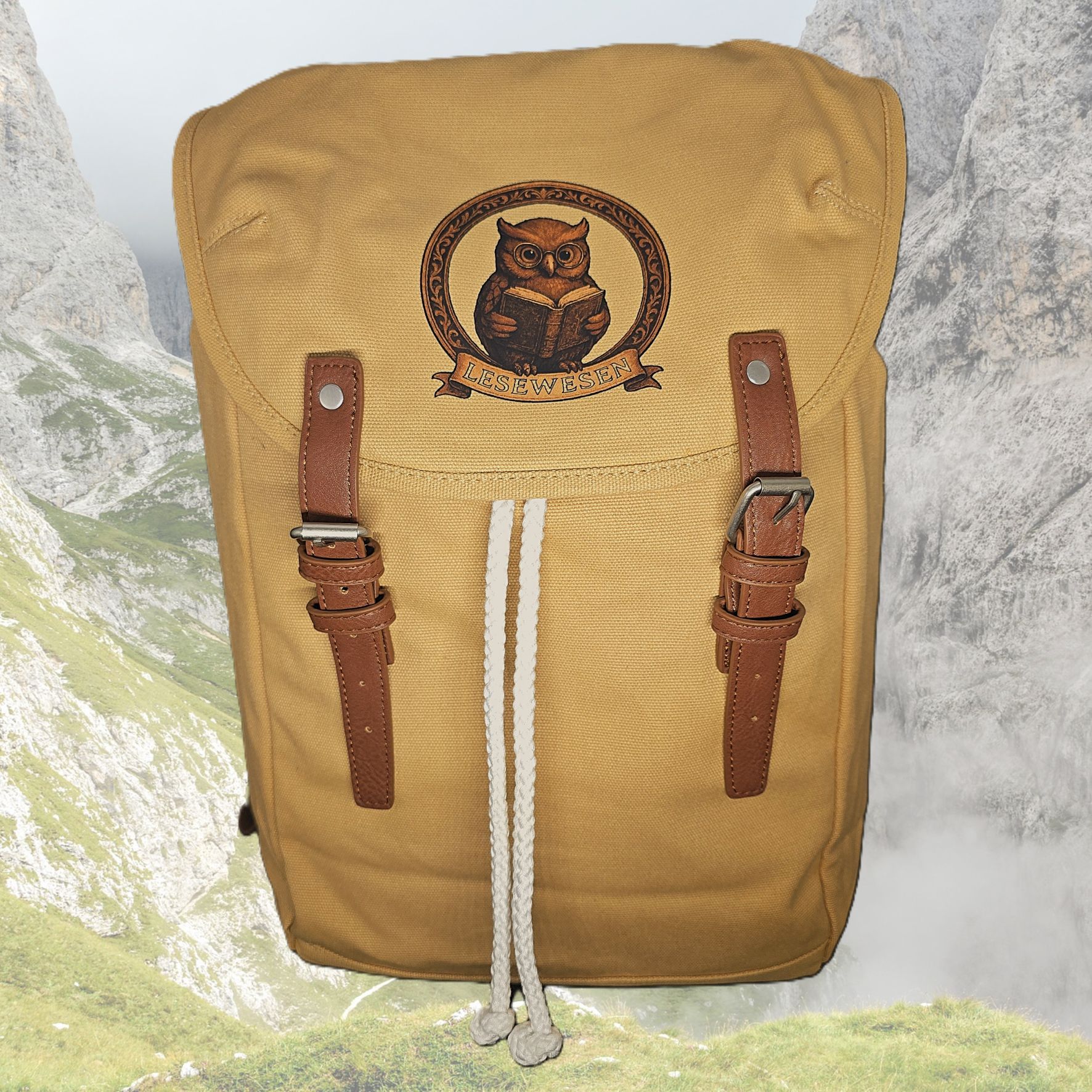 NEU! Lesewesen Vintage-Rucksack – Unterwegs mit mehr Gepäck
