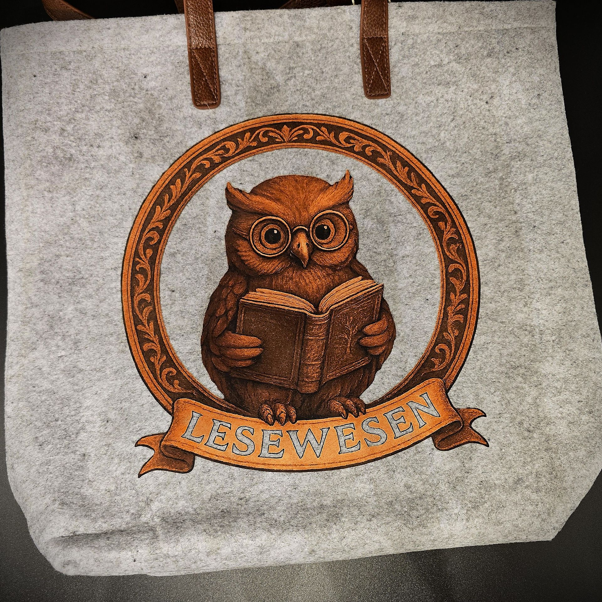 NEU! - Lesewesen Filz-Shopper