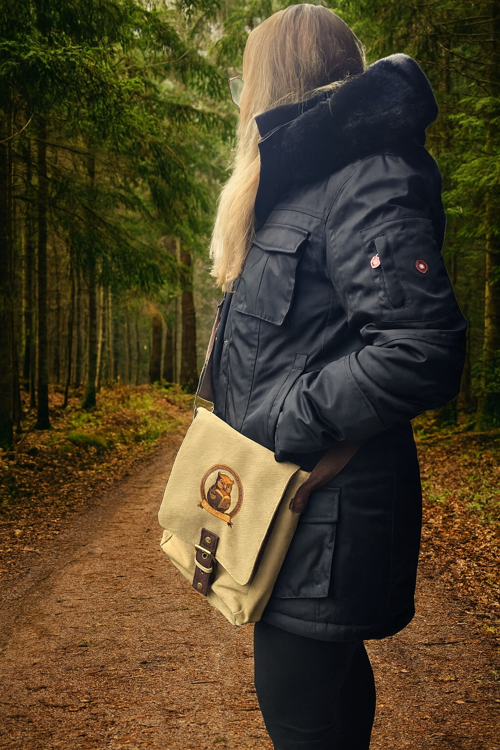 NEU! Lesewesen Vintage-Umhängetasche – Alles Notwendige dabei