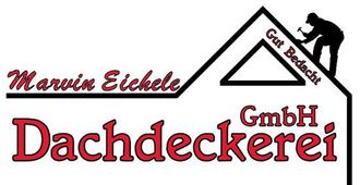 A logo for marvin eichele gmbh dachdeckerei