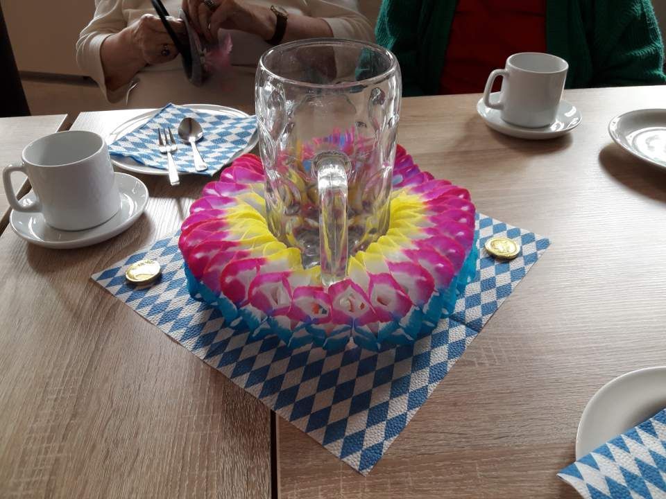 Bayrisch gedeckter Tisch