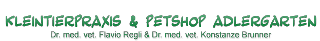 Logo von der Kleintierpraxis / Klinik und Petshop Adlergarten Dr. med. vet. Flavio Regli