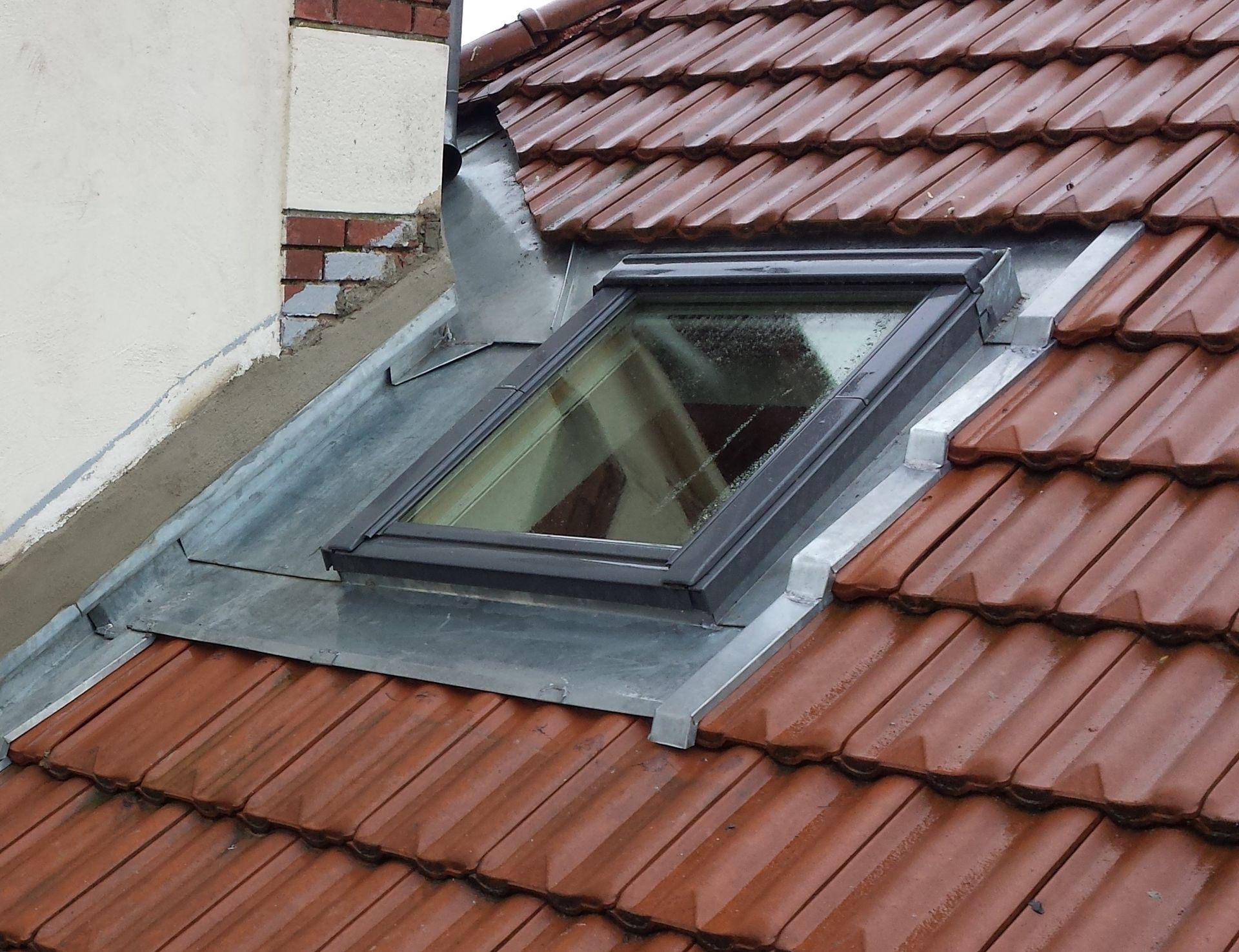 Pose de fenêtre dans toiture