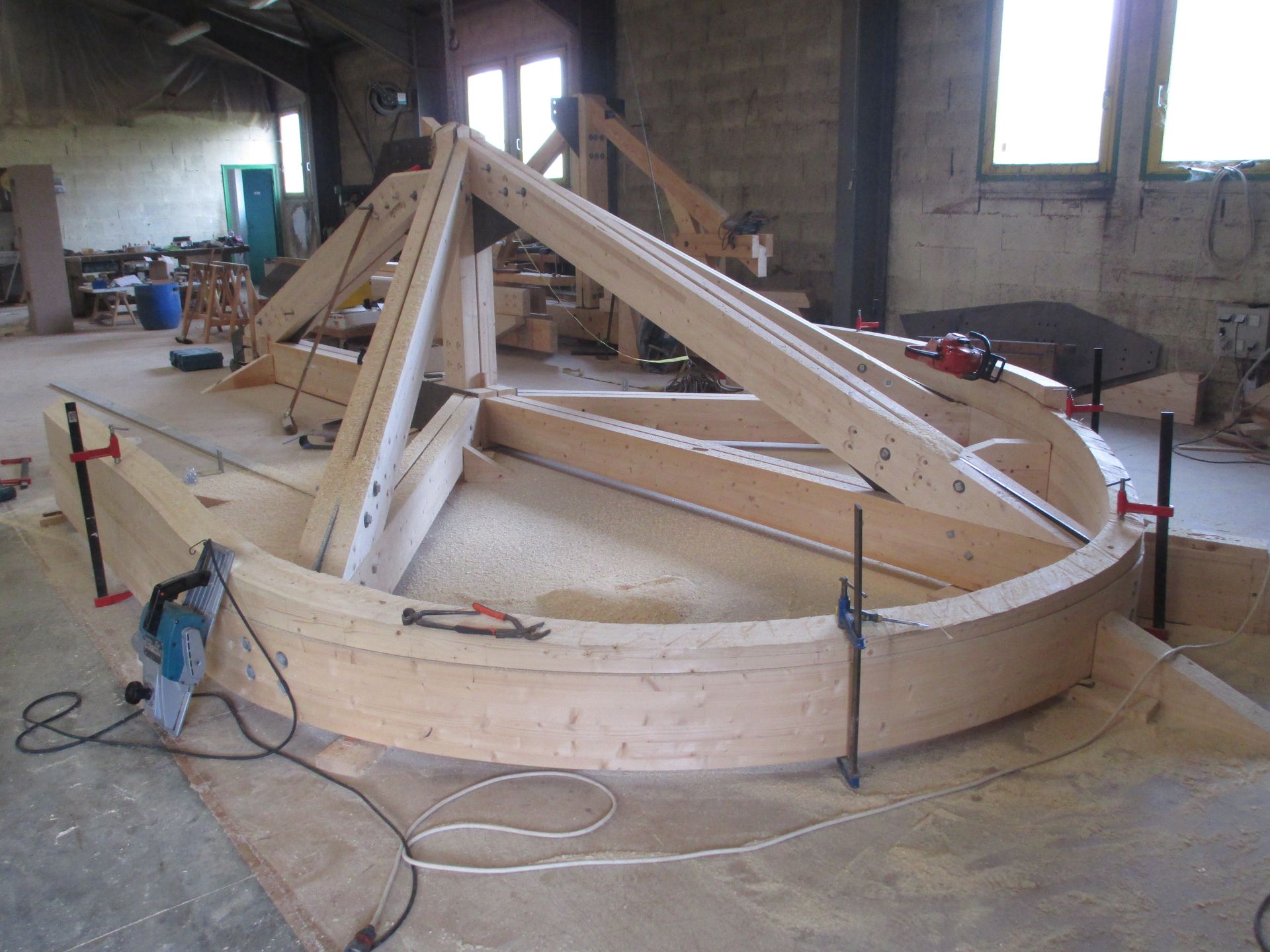 Travaux de charpente