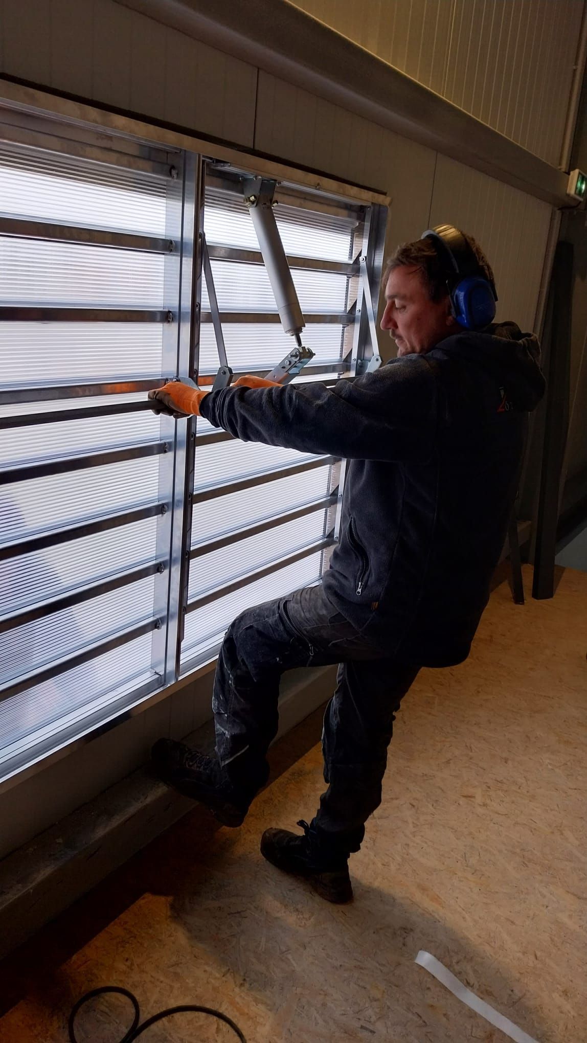 Installation d'un système de désenfumage