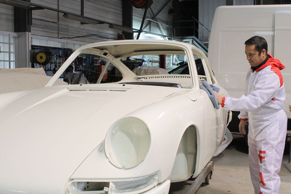 Peinture Porsche de collection