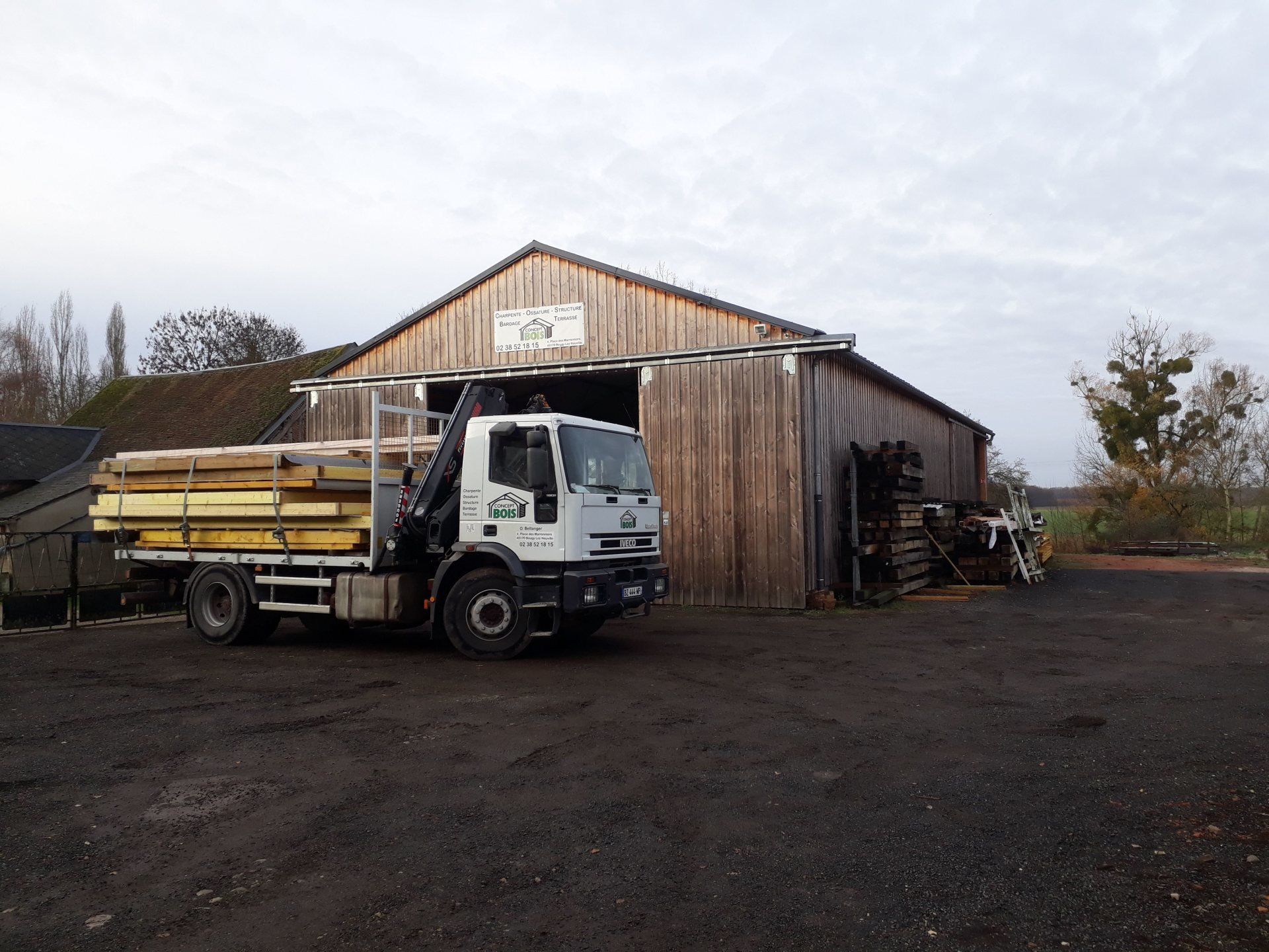 Camion-grue - atelier