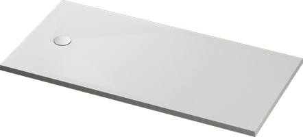 Una etiqueta blanca con un agujero en el medio sobre un fondo blanco.