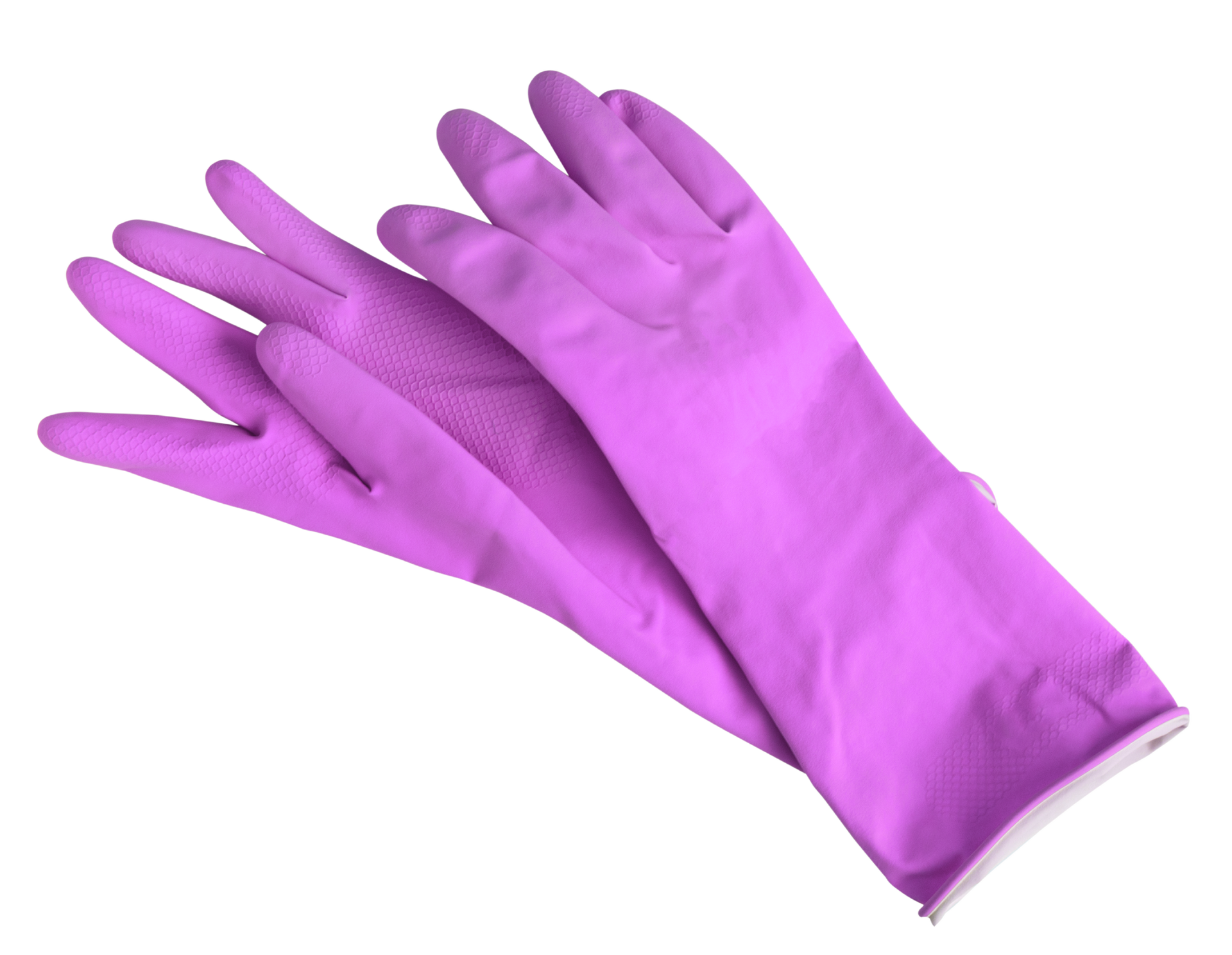 Des gants de nettoyage violets