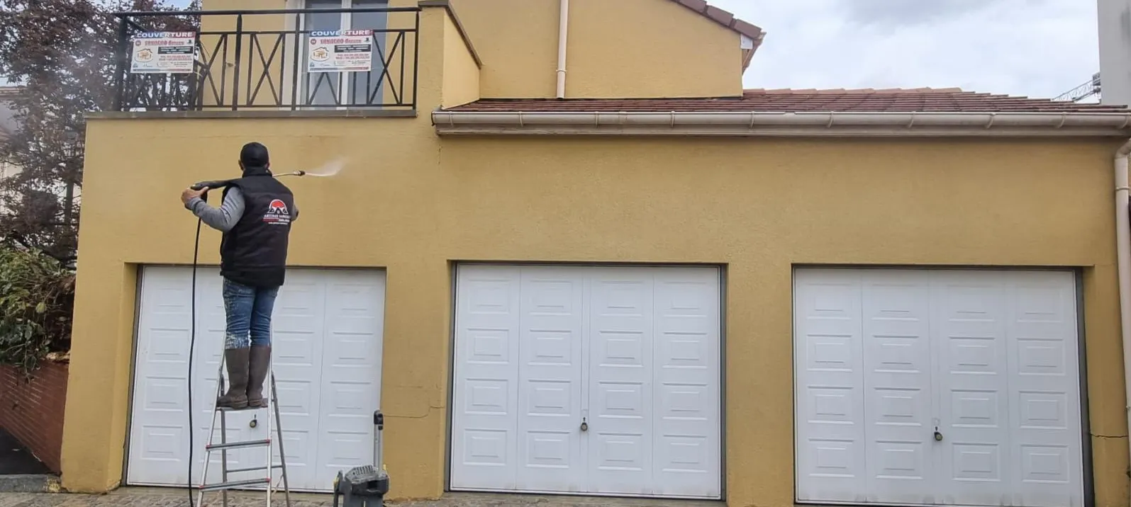 Nettoyage d'une façade