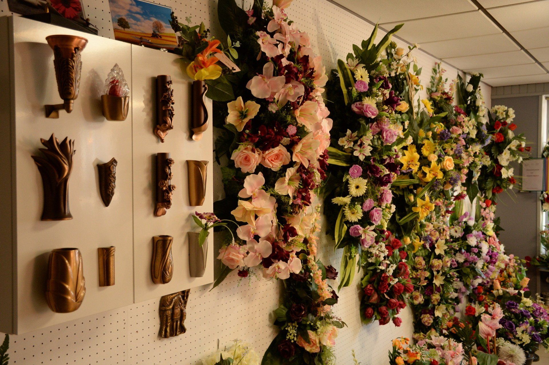 Compositions florales funéraires