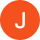 Circulo naranja con la letra J en blanco.