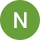 Círculo verde con 