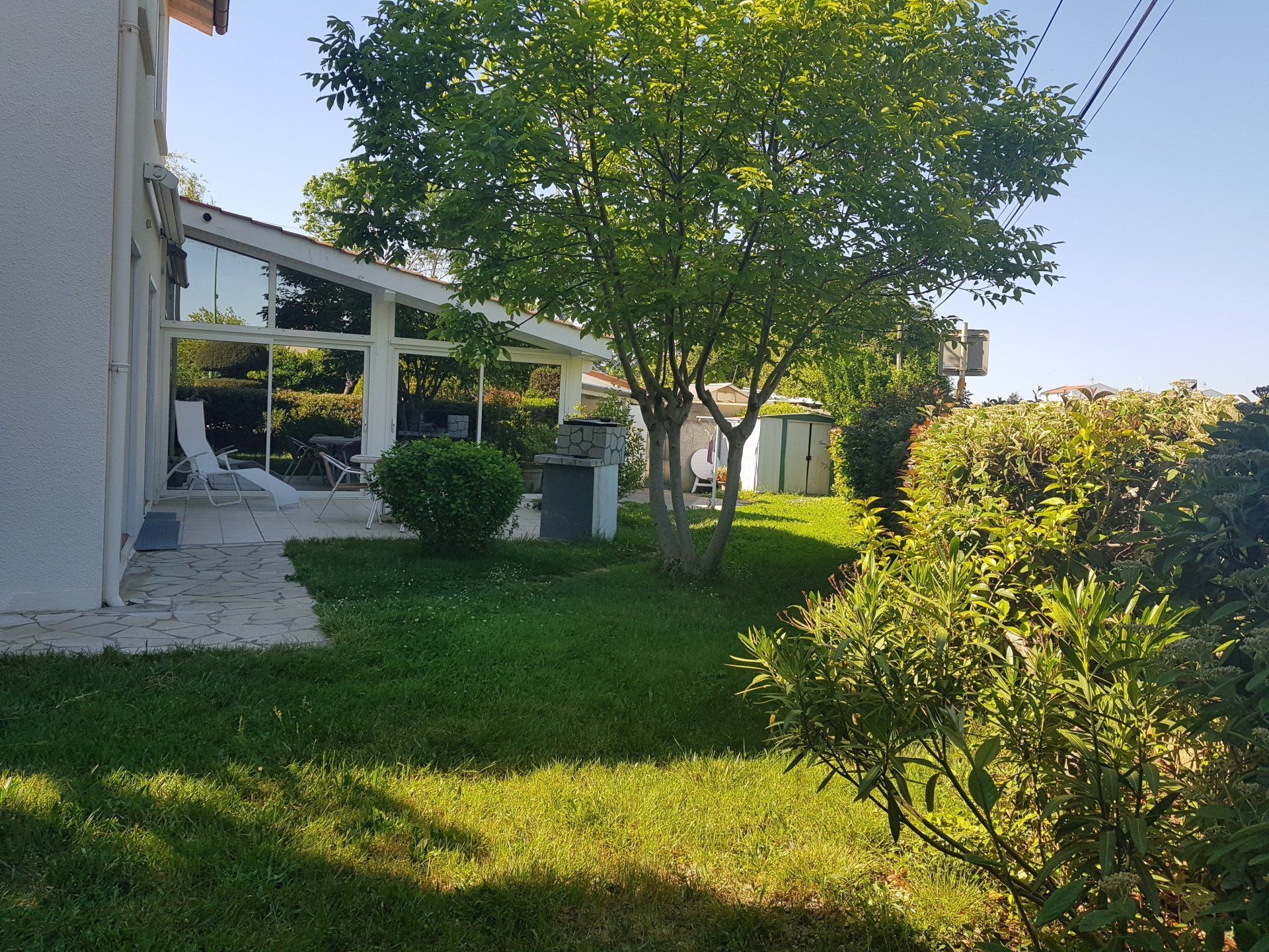 Extérieur jardin chambre d'hôte