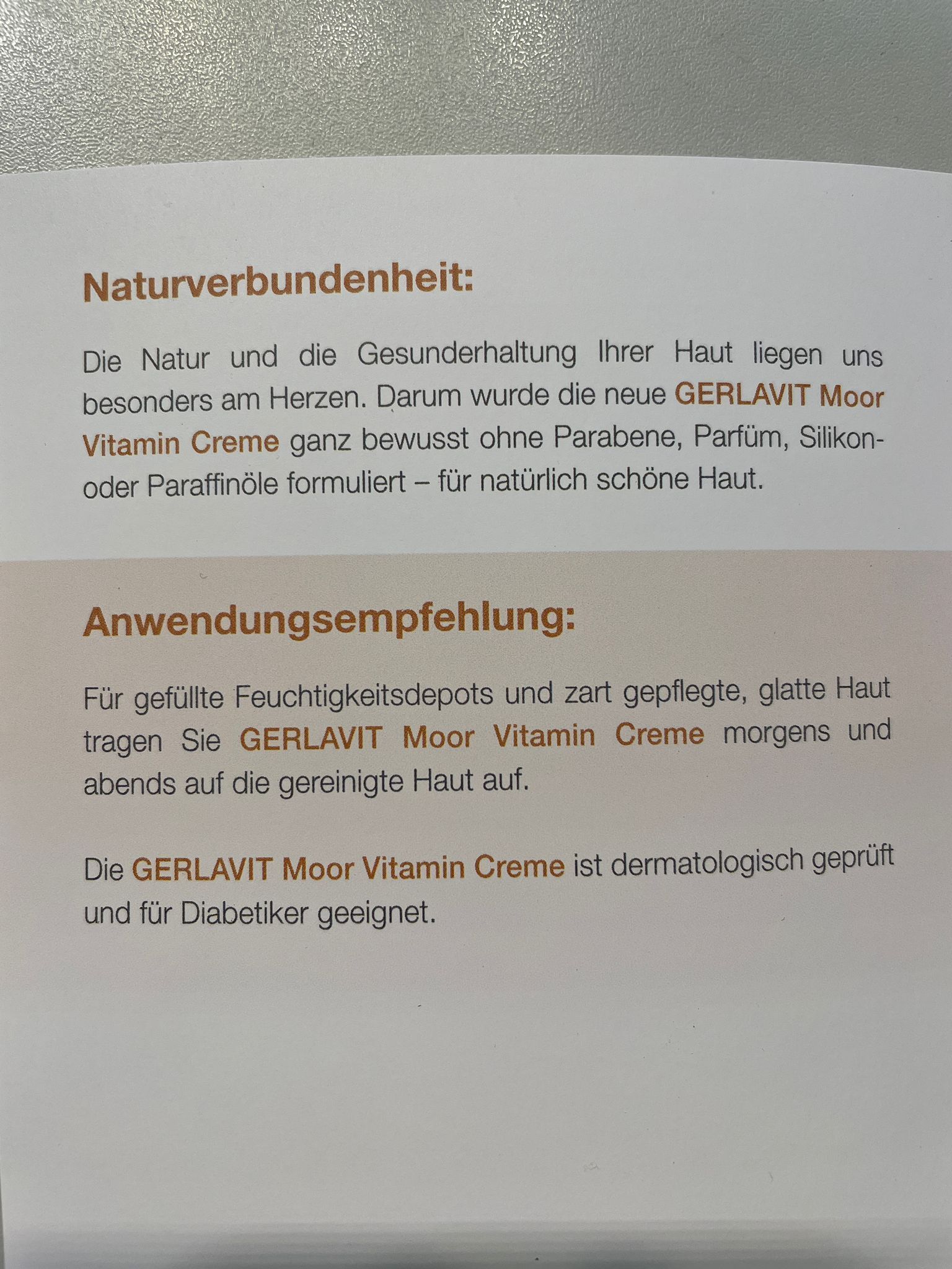 Gerlavit Moor Vitamin Creme