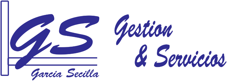Un logo para gs gerencia y servicios garcia secilla
