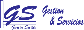 Un logo para gs gerencia y servicios garcia secilla
