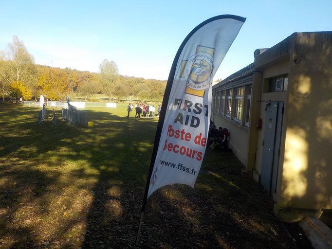 Drapeau du poste de secours