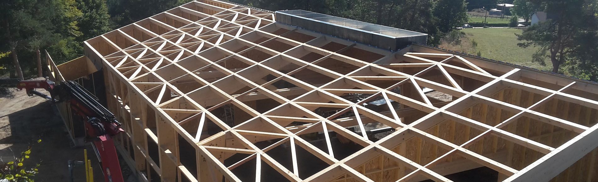 Bâtiment agricole en bois