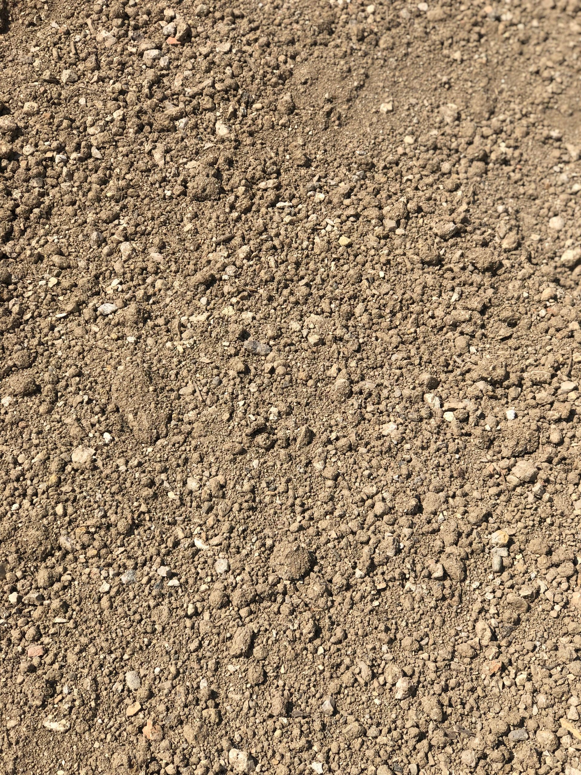 Matériaux terreux inertes remblais