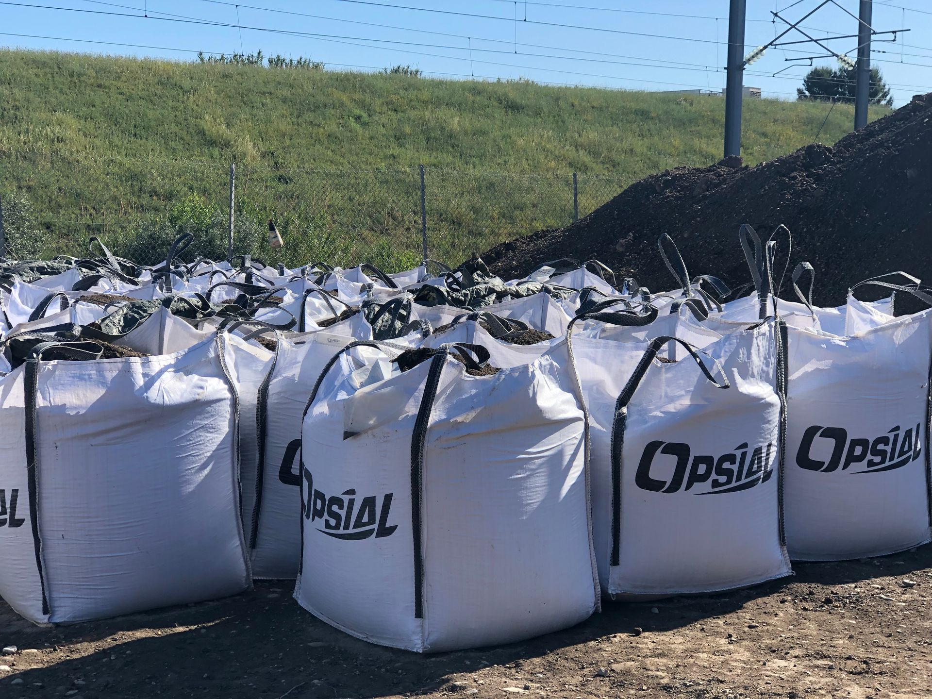 Big bag de terre végétale livré