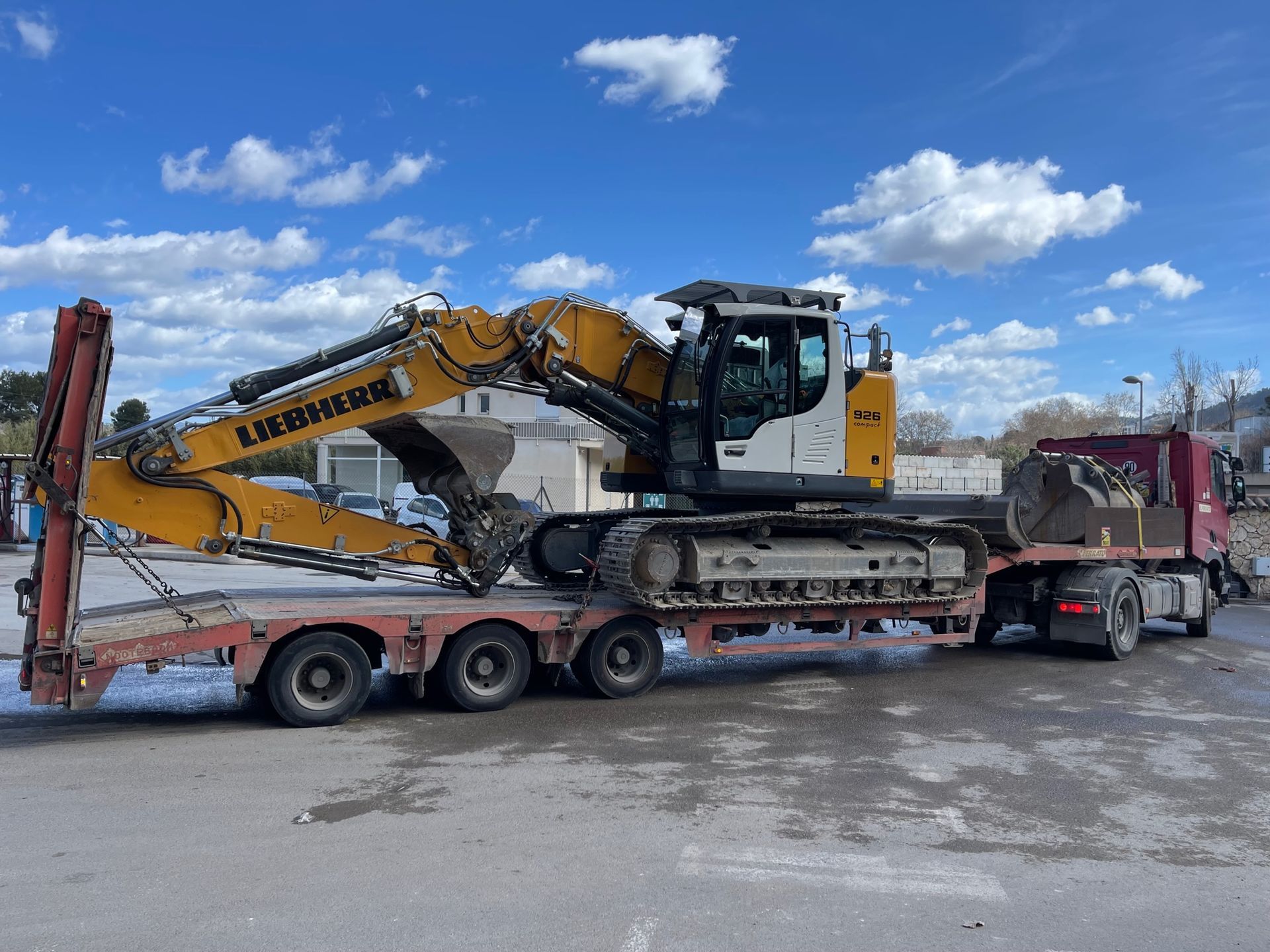 Transfert d'engin sur port engin