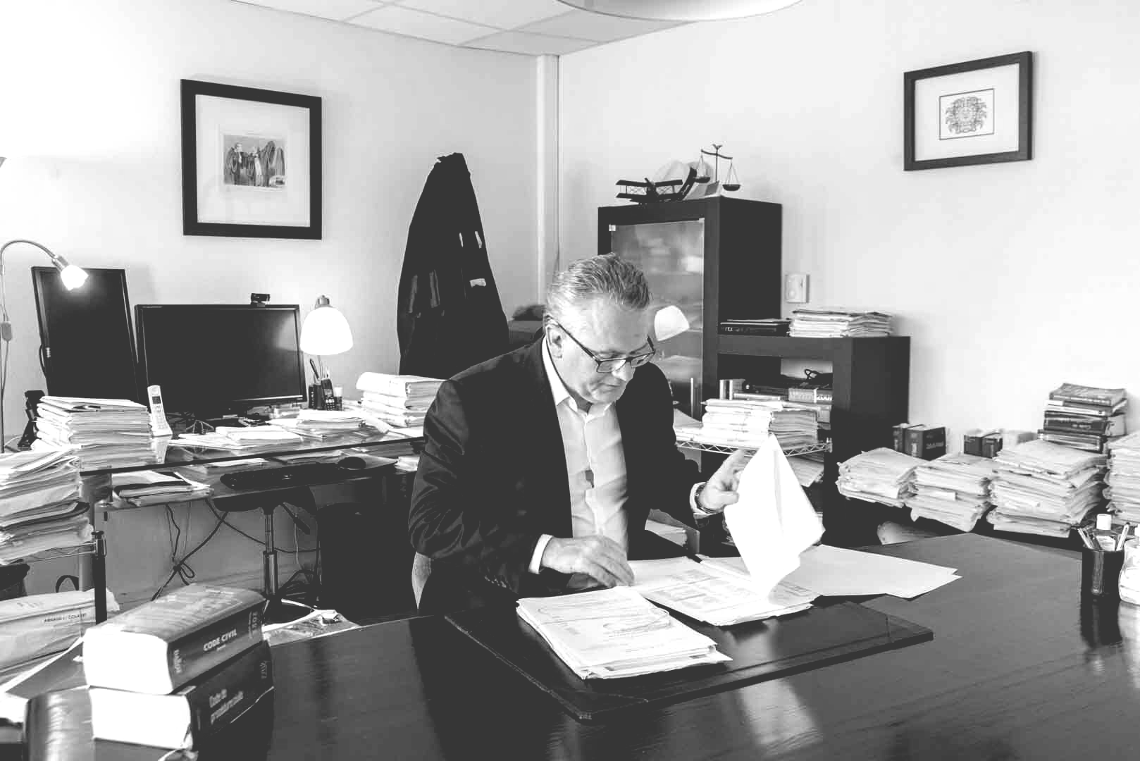 Maître Aubrée dans notre cabinet