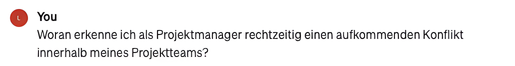 Konflikte mit ChatGPT