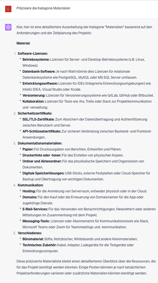 Budgetplanung mit KI