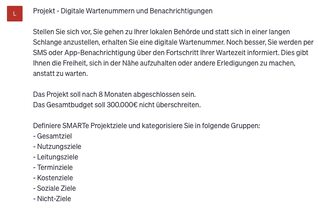 SMARTe-Projektziele mit KI