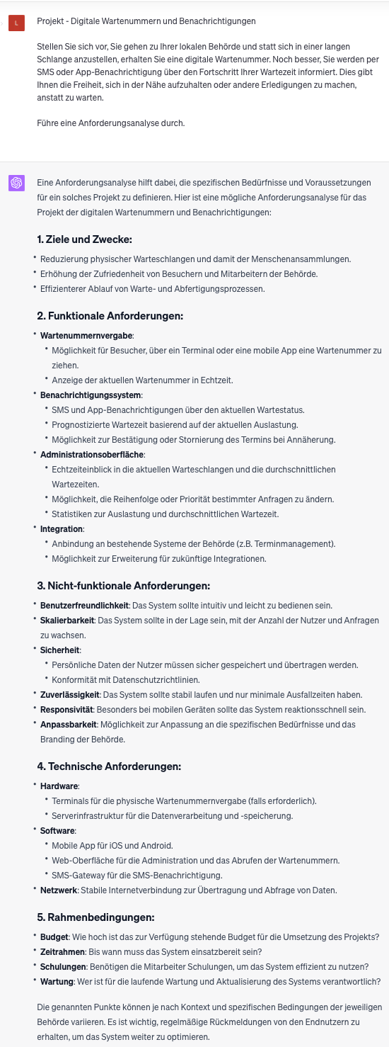 Anforderungsanalyse mit KI