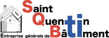 Vers l'accueil. Logo de l'entreprise Saint Quentin Bâtiment.