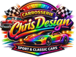 Logo Carrosserie Chris Design 
