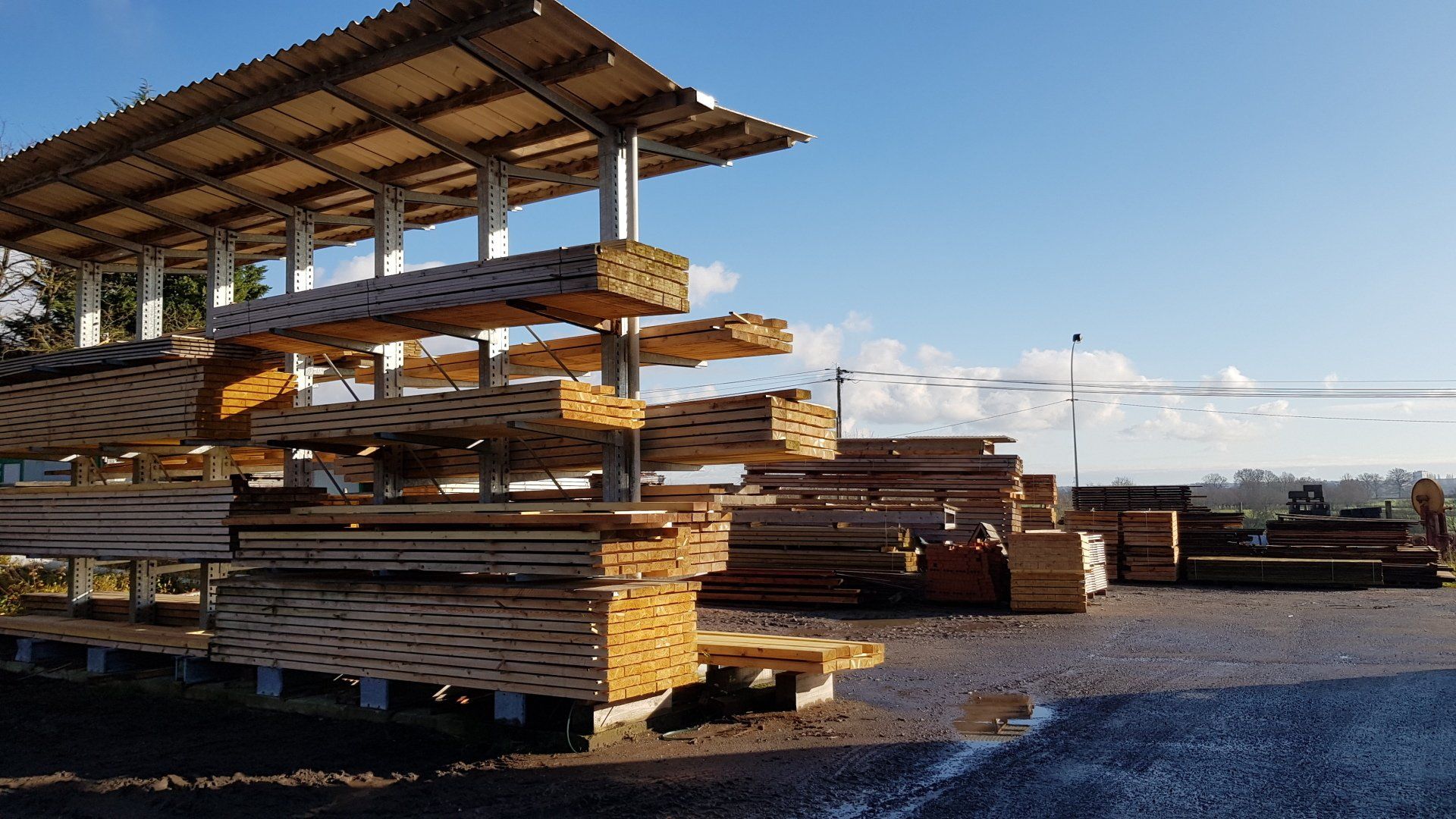 Vente de bois transformé pour construction