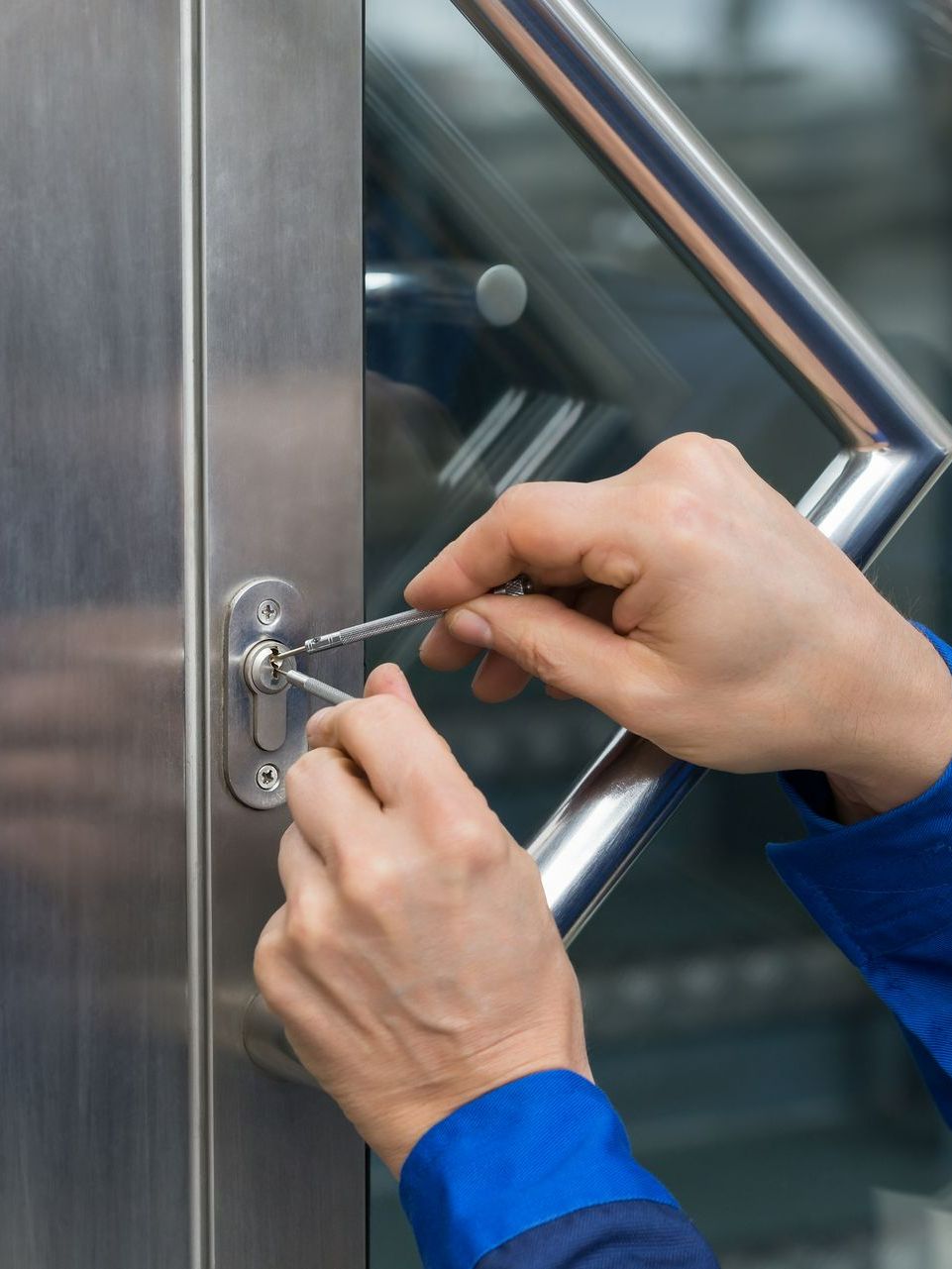 Ouverture d'une porte