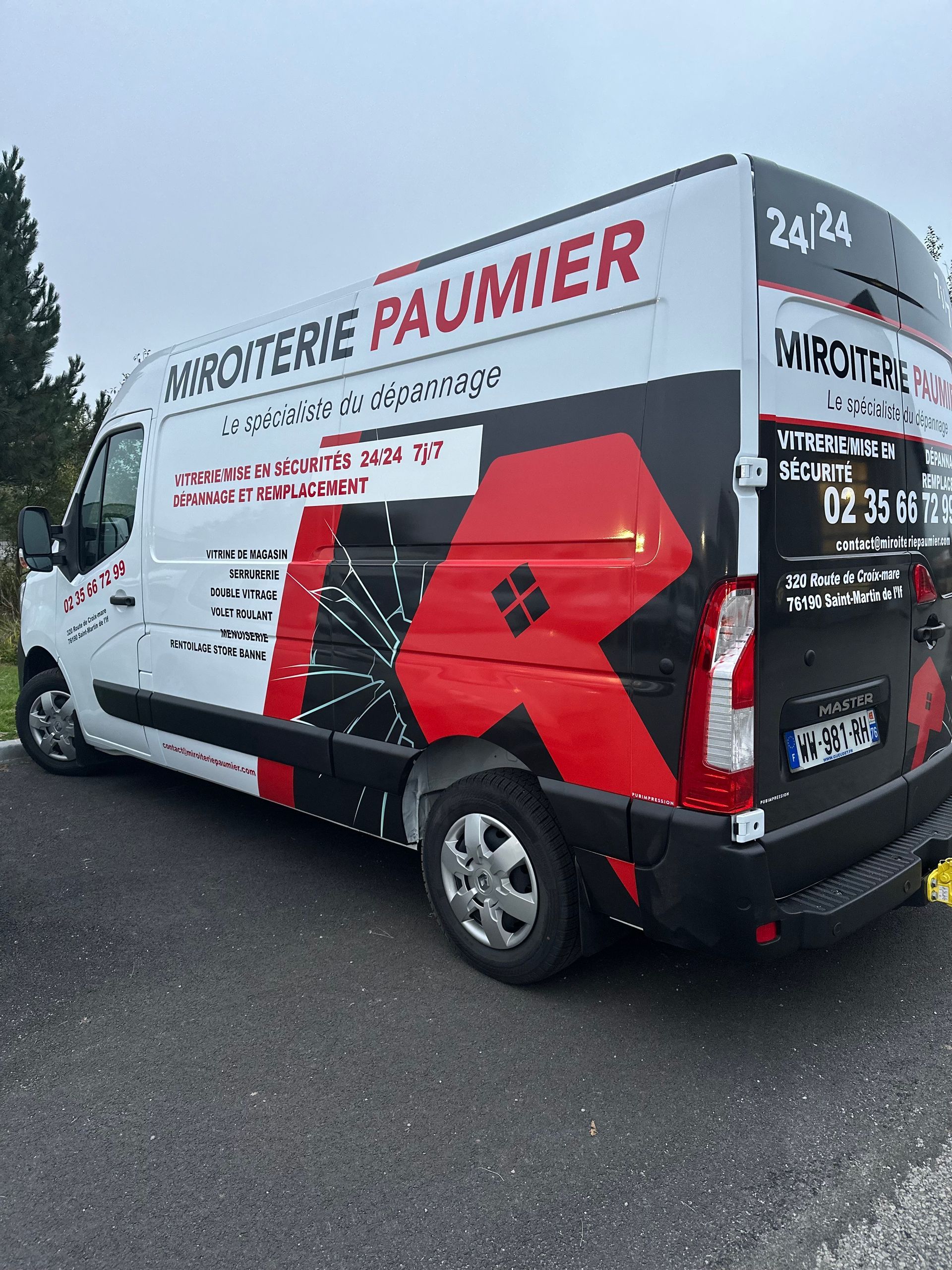 Camion de l'entreprise