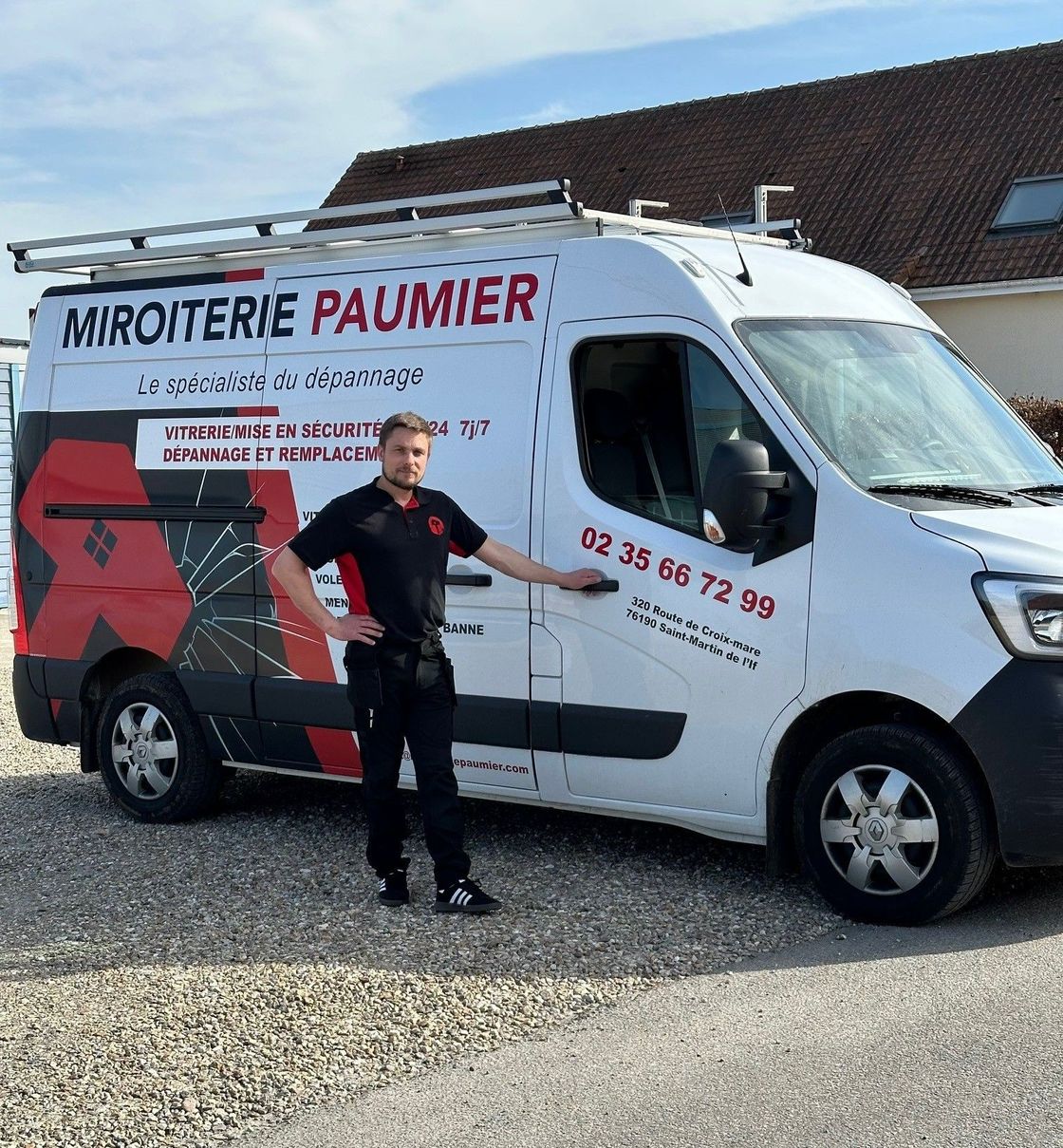 Dépanneur et son camion