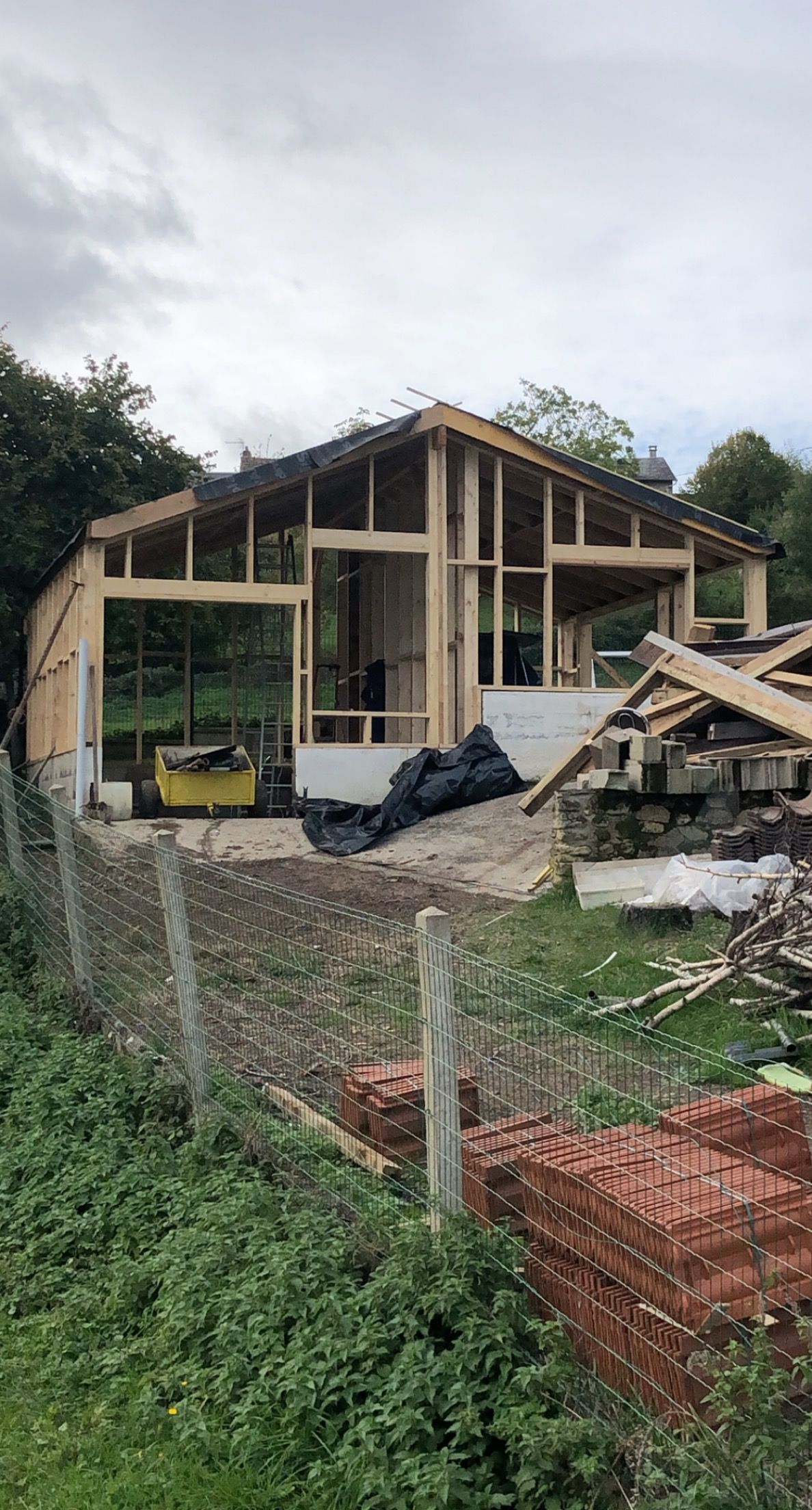 Travaux de couverture et de charpente