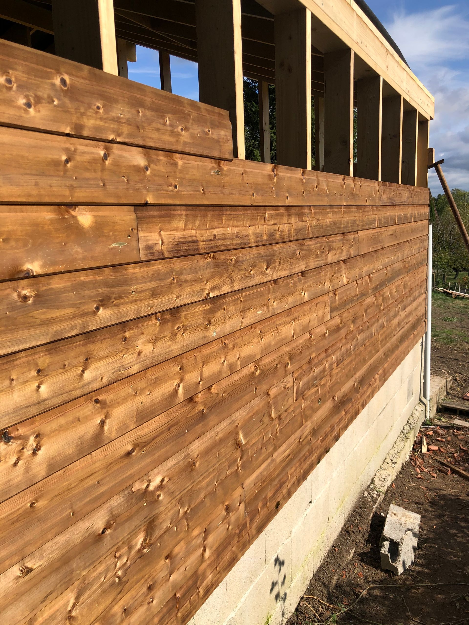 Travaux d'ossature en bois